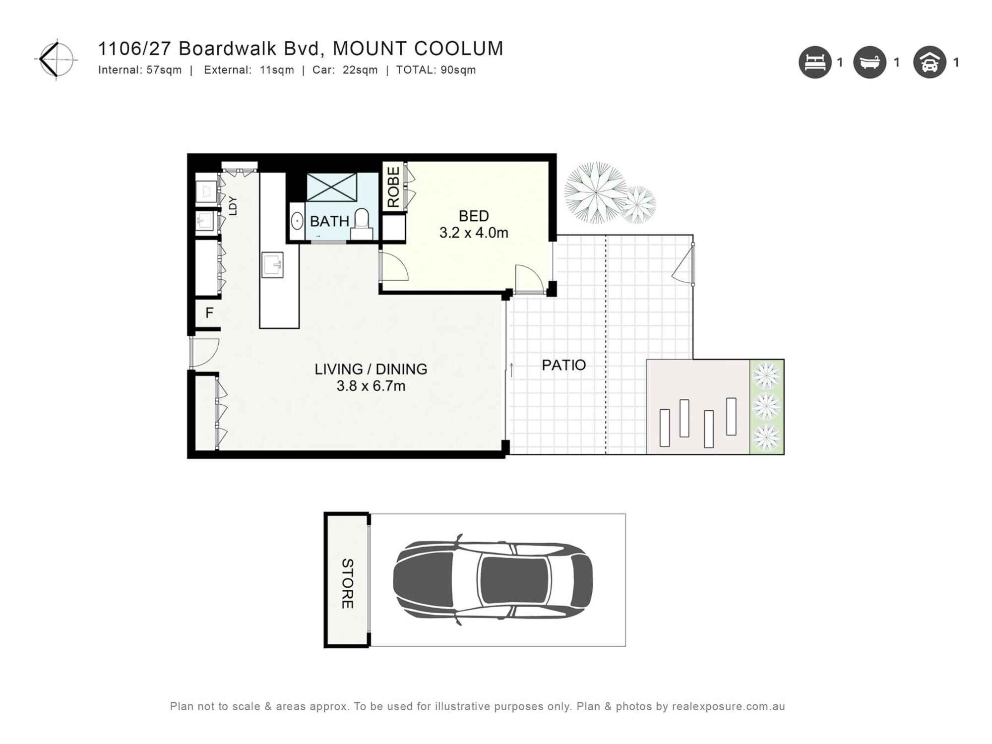 1106/27 Boardwalk Boulevard Mount Coolum